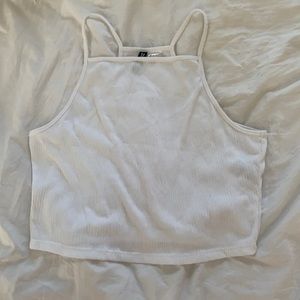 H&M ribbed cropped tank top